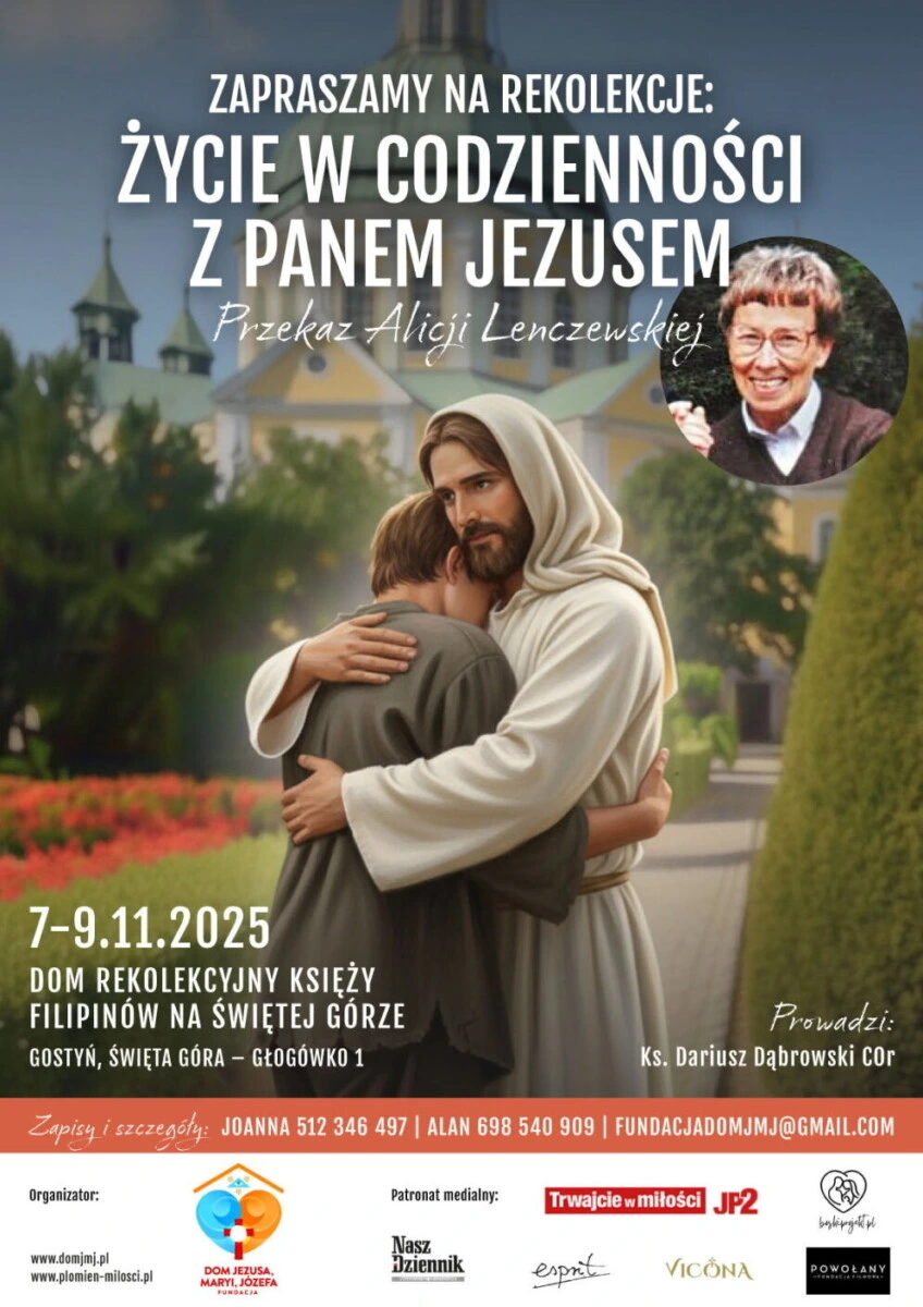 Plakat - rekolekcje Gostyń 7-9.11.25 Alicja Lenczewska