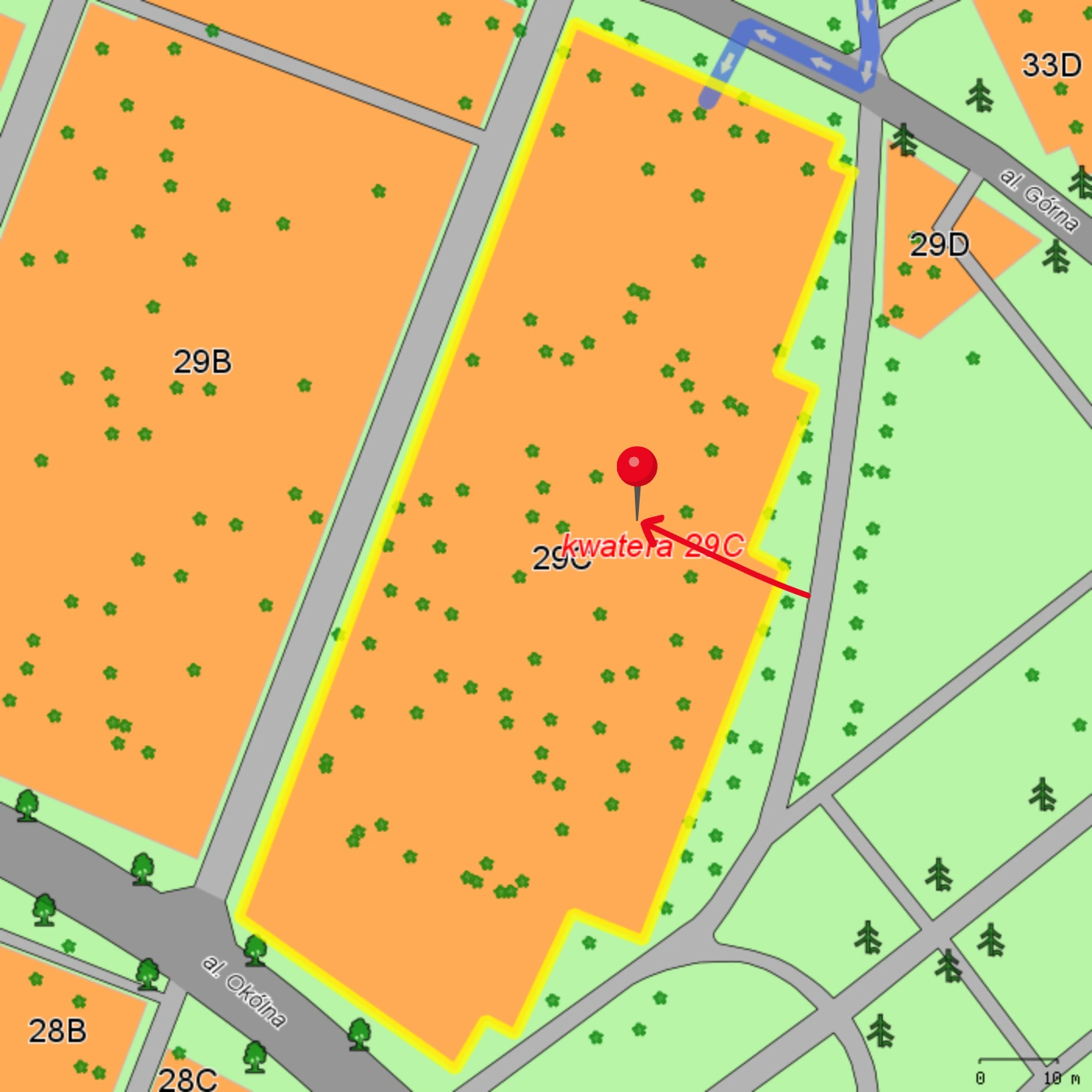 Mapa kwatery Alicja Lenczewska